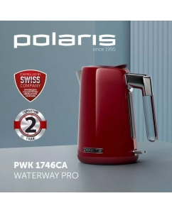 Купить Чайник электрический Polaris PWK 1746CA 1.7 л красный в E-mobi