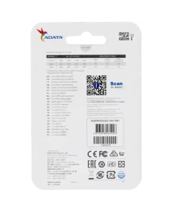 Купить Карта памяти ADATA Micro SDHC 32Гб (AUSDH32GUICL10A1-RA1)  в E-mobi