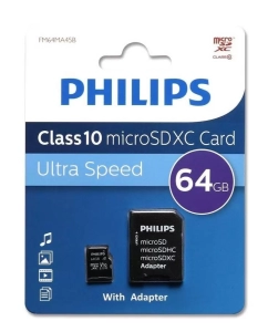 Купить Карта памяти Philips Micro SDXC 64Гб Ultra Speed (8712581721152)  в E-mobi