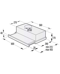 Купить Вытяжка встраиваемая GORENJE BHP62CLI бежевый  в E-mobi