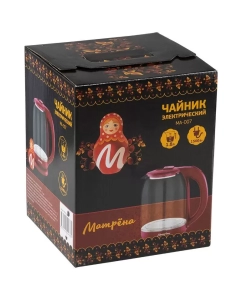 Купить Чайник электрический Матрёна MA-007 1.8 л красный  в E-mobi