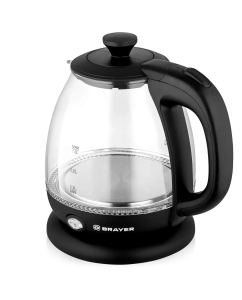 Купить Чайник электрический Brayer BR6106 1 л прозрачный; черный  в E-mobi