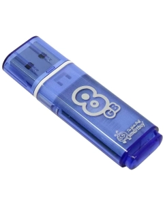 Купить Флешка SmartBuy Glossy 8ГБ Blue (SB8GBGS-B)  в E-mobi