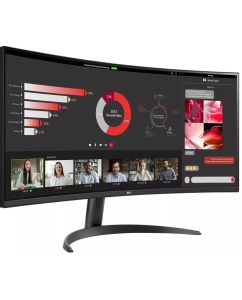 Купить 34" Монитор LG UltraWide 34WR50QK-B черный 100Hz 3440x1440 VA  в E-mobi