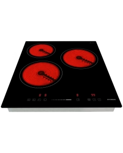 Купить Встраиваемая варочная панель электрическая HYUNDAI HHE 4554 BG черный  в E-mobi