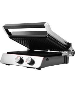 Купить Гриль HYUNDAI HYG-4046 серебристый, черный  в E-mobi