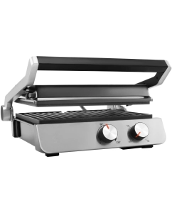 Купить Гриль HYUNDAI HYG-4046 серебристый, черный  в E-mobi