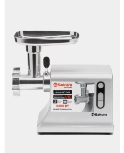 Купить Электромясорубка SAKURA SA-6428G серебристый в E-mobi