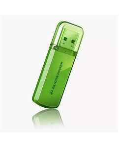 Купить Флешка Silicon Power LuxMini 320 32 ГБ зеленый (SP032GBUF2320V1N) в E-mobi