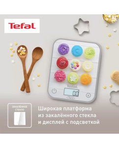 Купить Весы кухонные Tefal BC50D4V0 разноцветный  в E-mobi