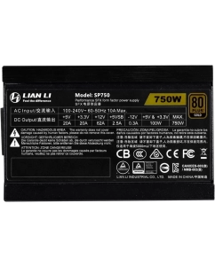 Купить Блок питания Lian Li SP750 750W черный (G89.SP750B.00EU)  в E-mobi