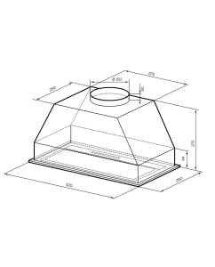 Купить Вытяжка встраиваемая LEX HYPER 600 GS Inverter GR серый  в E-mobi