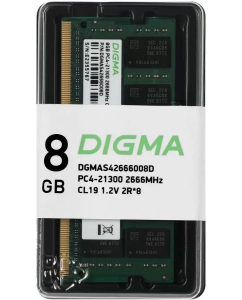 Купить Оперативная память DIGMA DGMAS42666008D DDR4 1x8Gb 2666MHz в E-mobi