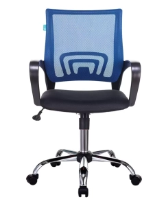 Купить Кресло БЮРОКРАТ CH-695NSL, на колесиках, ткань, черный [ch-695n/sl/bl/tw-11]  в E-mobi