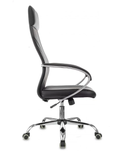 Купить Компьютерное кресло Бюрократ CH-610SL, экокожа, черный, крестовина металл [ch-610sl/b-pu]  в E-mobi