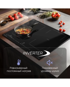 Купить Встраиваемая варочная панель индукционная Zigmund &amp; Shtain CI 69.6 B черный  в E-mobi