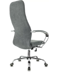 Купить Компьютерное кресло Бюрократ CH-610SL, ткань, серый, металл [ch-610sl/fabr-dgrey]  в E-mobi
