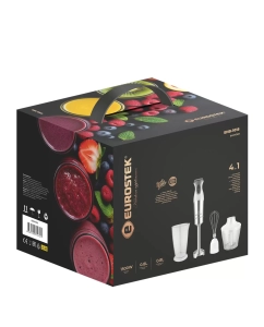 Купить Погружной блендер Eurostek EHB-1015 белый, серебристый  в E-mobi