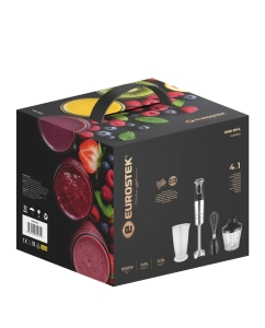 Купить Погружной блендер Eurostek EHB-1014 серебристый, черный  в E-mobi