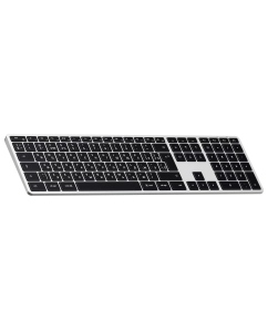 Купить Беспроводная клавиатура Satechi Slim X3 Bluetooth Keyboard-RU серебристый ST-BTSX3S-RU  в E-mobi