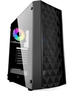 Купить Корпус компьютерный Powercase Diamond Mesh (CMDM-L1) Black в E-mobi