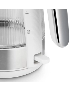 Купить Чайник электрический Kitfort KT-6682 1.7 л серебристый; белый  в E-mobi