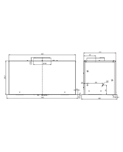 Купить Вытяжка встраиваемая ELIKOR Cube 60П-1000 белый  в E-mobi