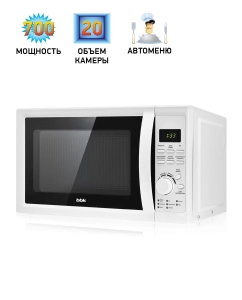 Купить Микроволновая печь соло BBK 20MWS-719T/W белый  в E-mobi