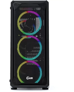 Купить Корпус компьютерный Powercase Mistral Z4 Mesh (CMIZB-L4) Black  в E-mobi