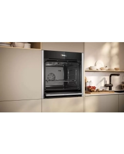 Купить Встраиваемый электрический духовой шкаф Neff B24CR31N0 черный, серебристый  в E-mobi