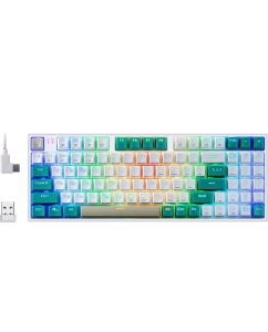 Купить Проводная/беспроводная игровая клавиатура Redragon Veigar White (71476) в E-mobi