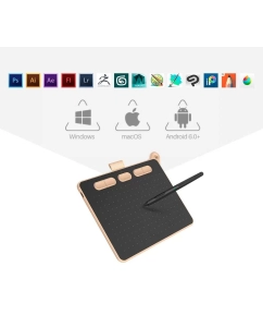 Купить Графический планшет Parblo Ninos S Clay Pink  в E-mobi