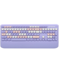 Купить Клавиатура+мышь беспроводная   DEXP SMK-679612AG фиолетовый  в E-mobi