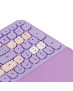 Купить Клавиатура+мышь беспроводная   DEXP SMK-680M4AG фиолетовый  в E-mobi