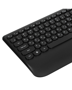Купить Клавиатура+мышь беспроводная   DEXP SMK-679612AG черный  в E-mobi
