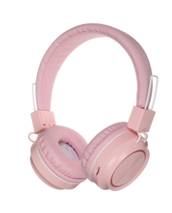 Купить Беспроводные/проводные наушники Aceline BT-212 розовый  в E-mobi