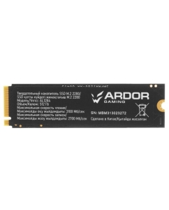 Купить 512 ГБ M.2 NVMe накопитель ARDOR GAMING Ally AL1284 [ALMAYM1024-AL1284]  в E-mobi