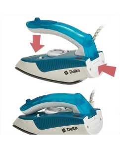 Купить Утюг Delta DL-430Т белый, синий  в E-mobi