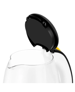 Купить Чайник электрический Kitfort КТ-6637 1.7 л черный, белый, прозрачный  в E-mobi