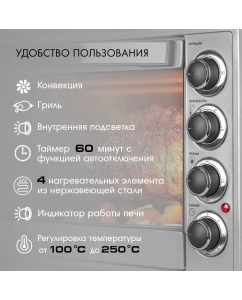 Купить Мини-печь Endever Danko-4047  в E-mobi