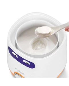 Купить Йогуртница Kitfort KT-6403 оранжевый; белый  в E-mobi