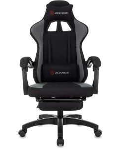 Купить Игровое кресло ZOMBIE Weaver черно-серое, ткань  в E-mobi