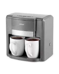 Купить Кофеварка капельного типа Kitfort КТ-7302 серая в E-mobi