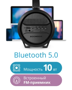 Купить Портативная колонка Defender G24 Black  в E-mobi