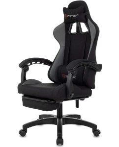 Купить Кресло игровое Zombie Shadow, ткань, черный/серый G  в E-mobi