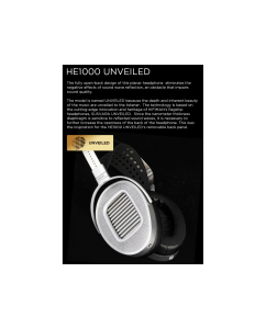 Купить HiFiMAN HE1000 Unveiled  в E-mobi