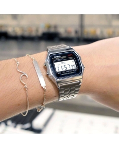 Купить Японские наручные часы Casio Vintage A159WA-N1 с хронографом  в E-mobi