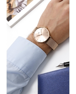 Купить Наручные часы Daniel Wellington Petite Unitone 36 RG Rose Gold  в E-mobi