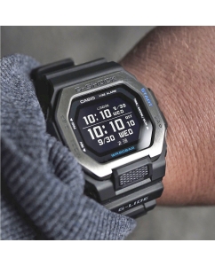 Купить Японские спортивные наручные часы Casio G-SHOCK GBX-100-1 с хронографом  в E-mobi