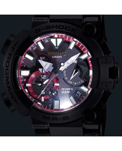 Купить Японские титановые наручные часы Casio G-SHOCK MRG-BF1000B-1A с хронографом  в E-mobi